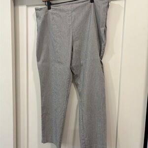 a.n.a Black and White Striped Pants